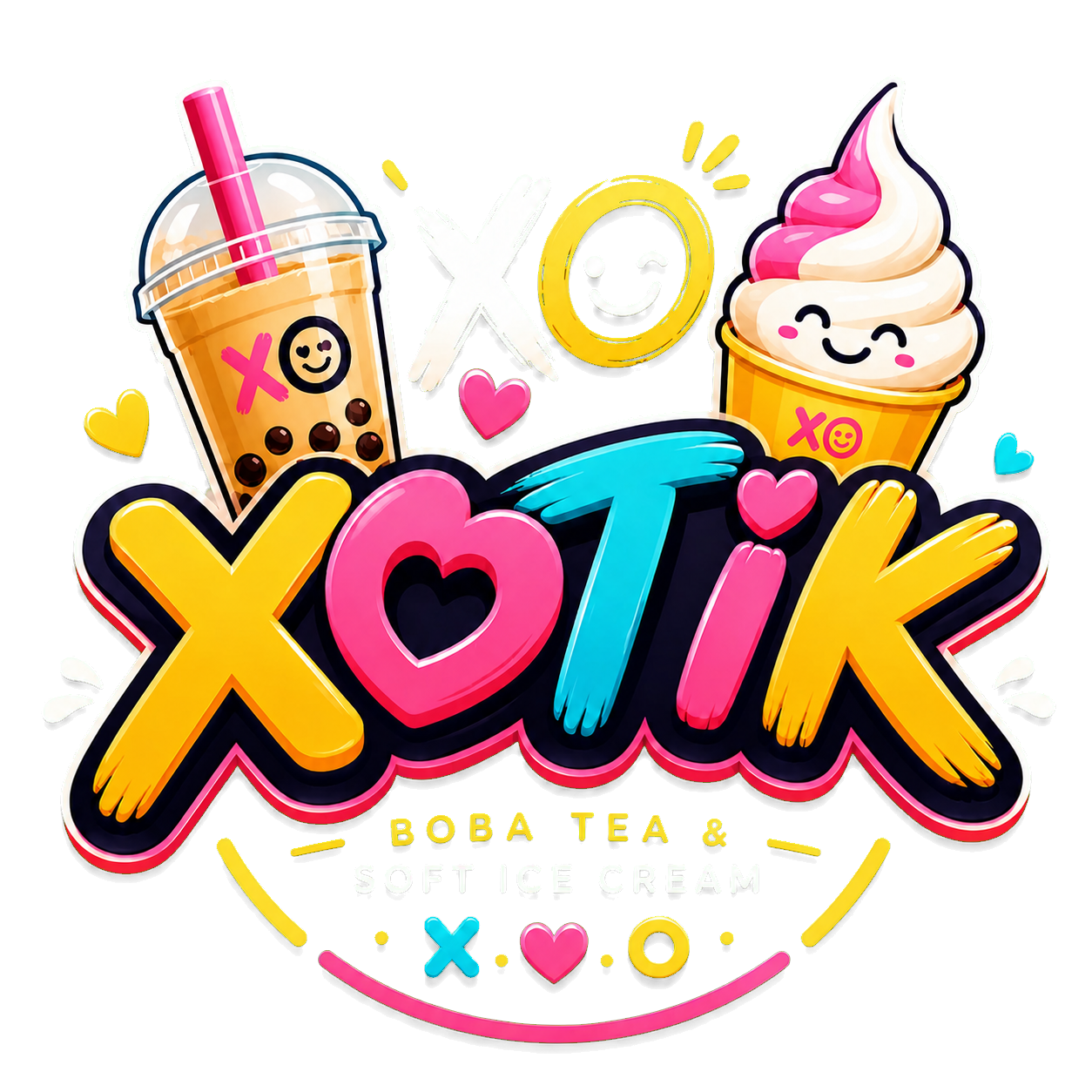 Xotik boba tea and soft ice cream